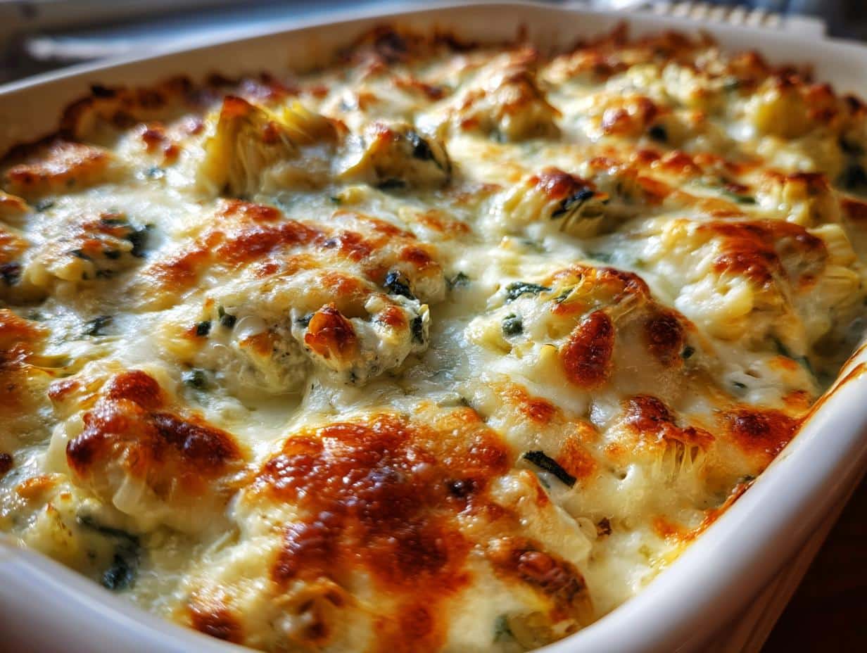 Irresistible Spinach Artichoke Dip Casserole in 25 Minutes