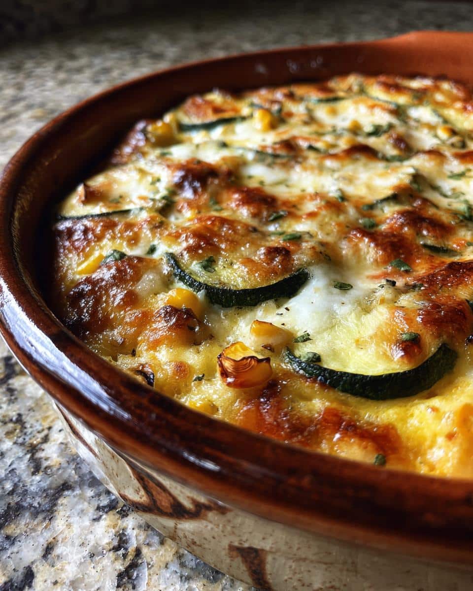 Summer Zucchini & Corn Bake - detail 3