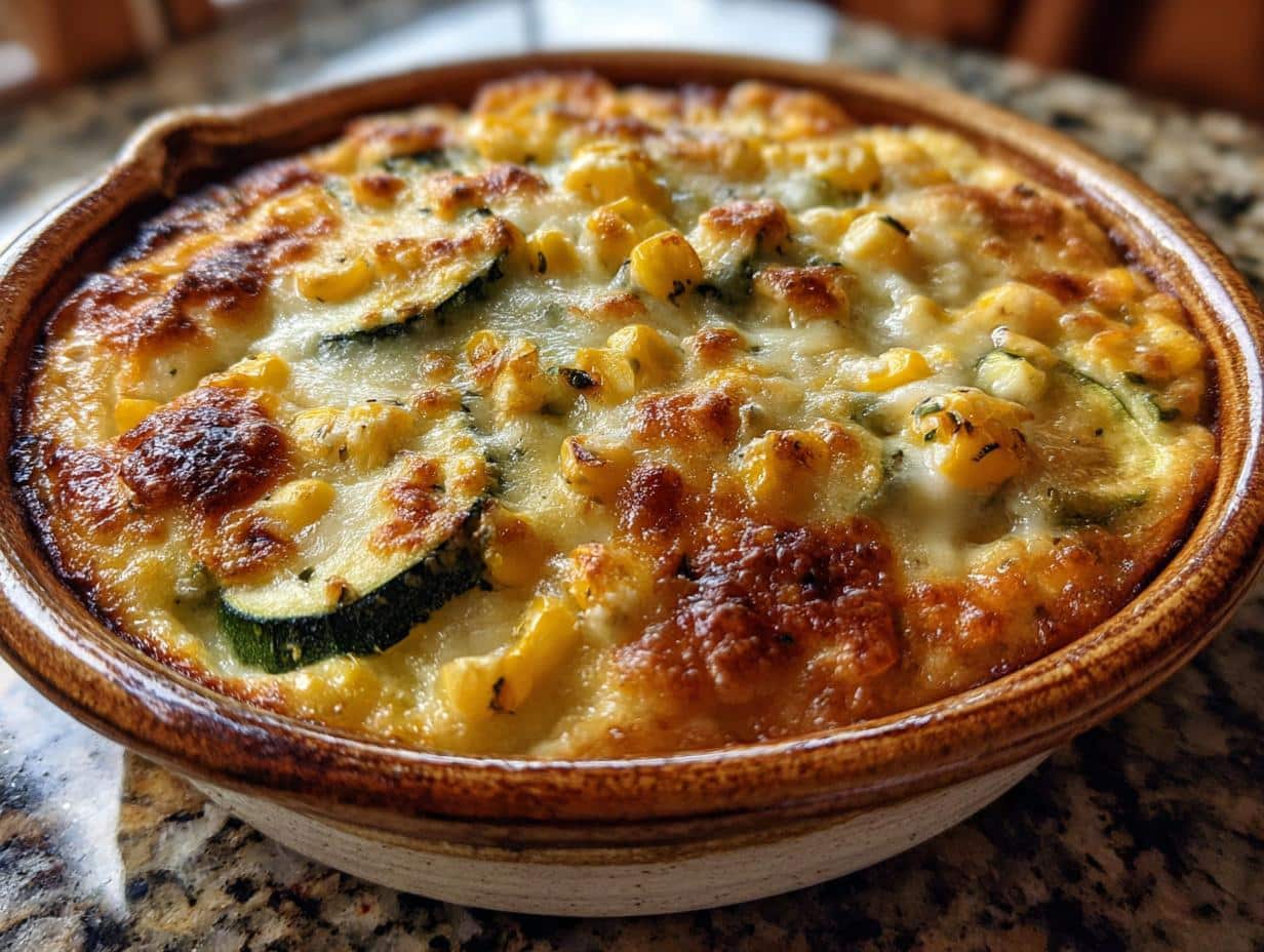 30-Minute Summer Zucchini & Corn Bake – Irresistible Summer Comfort