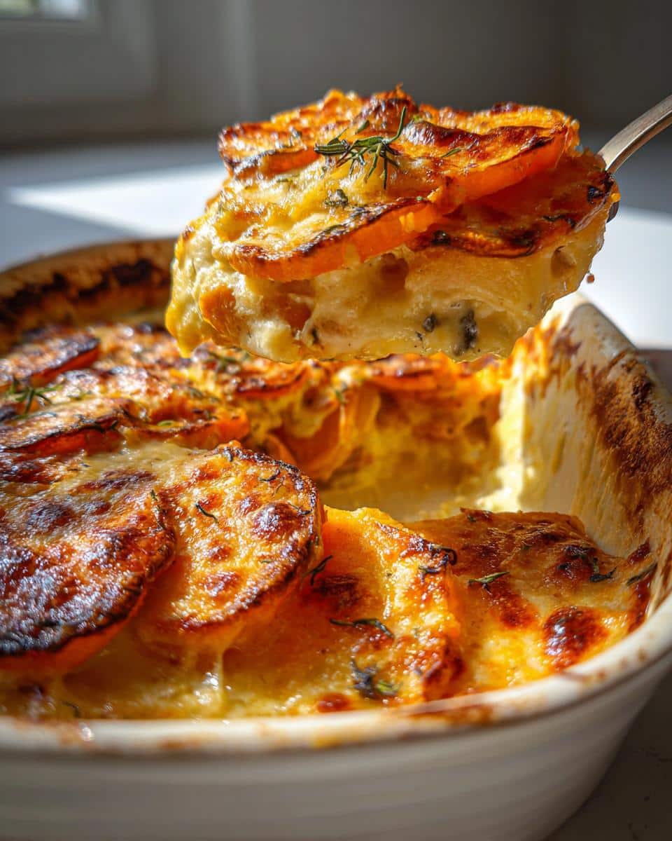 Sweet Potato & Cheese Gratin - detail 1