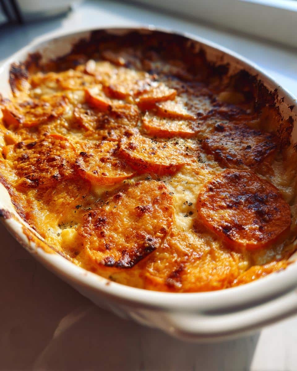 Sweet Potato & Cheese Gratin - detail 2