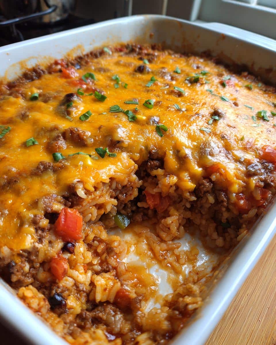 Tex-Mex Beef & Rice Bake - detail 3