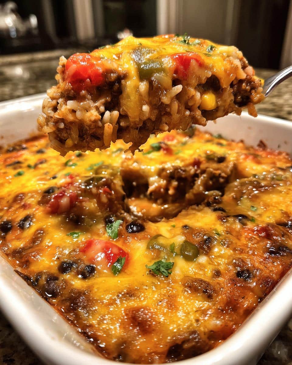 Tex-Mex Beef & Rice Bake - detail 4
