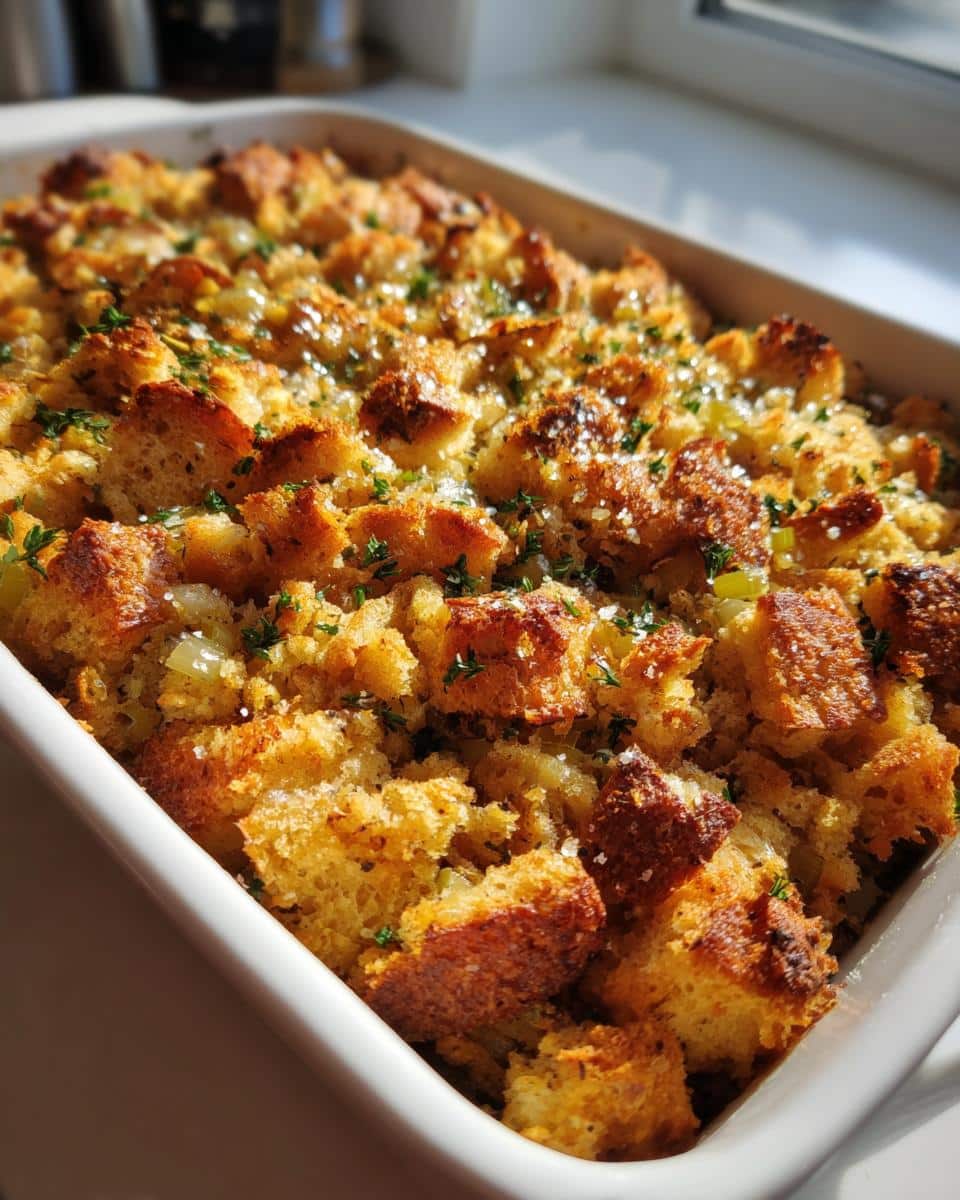 Thanksgiving Stuffing Casserole - detail 1