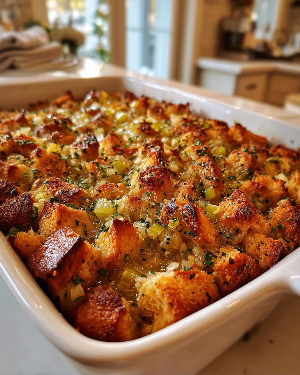 Thanksgiving Stuffing Casserole - detail 2
