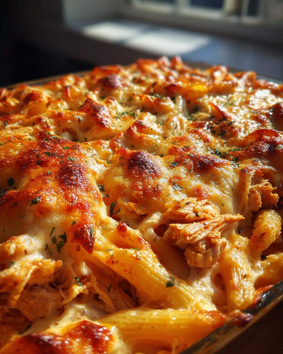 Three-Cheese Chicken & Pasta Bake - detail 1