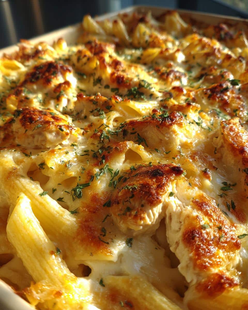 Three-Cheese Chicken & Pasta Bake - detail 2