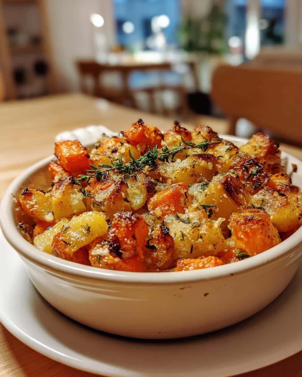 Winter Root Vegetable Casserole - detail 2