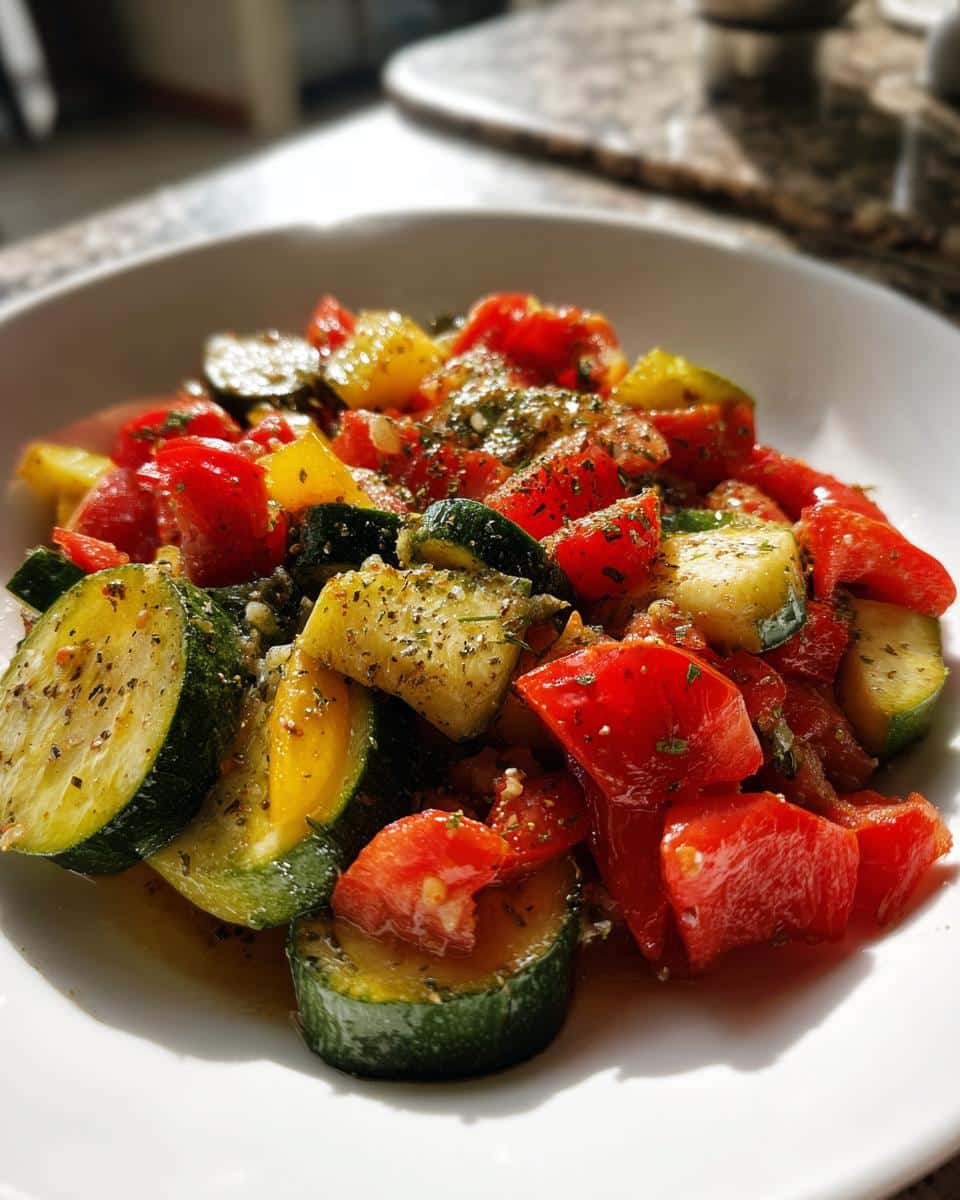Zucchini, Tomato & Bell Pepper - detail 1