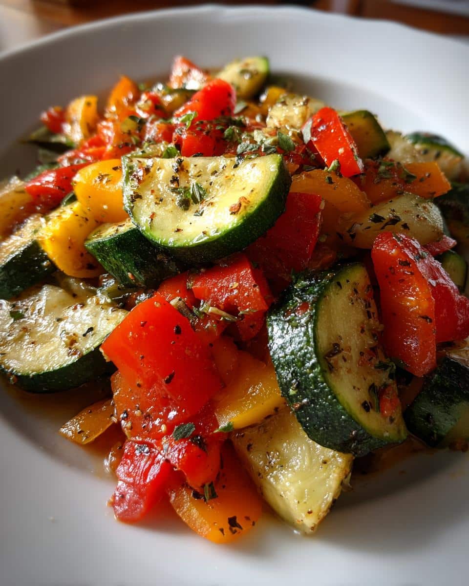 Zucchini, Tomato & Bell Pepper - detail 2