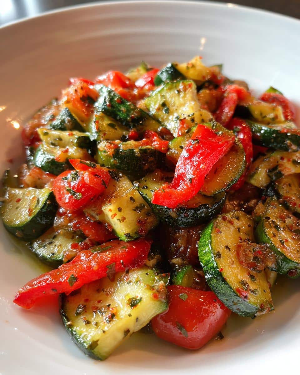 Zucchini, Tomato & Bell Pepper - detail 3