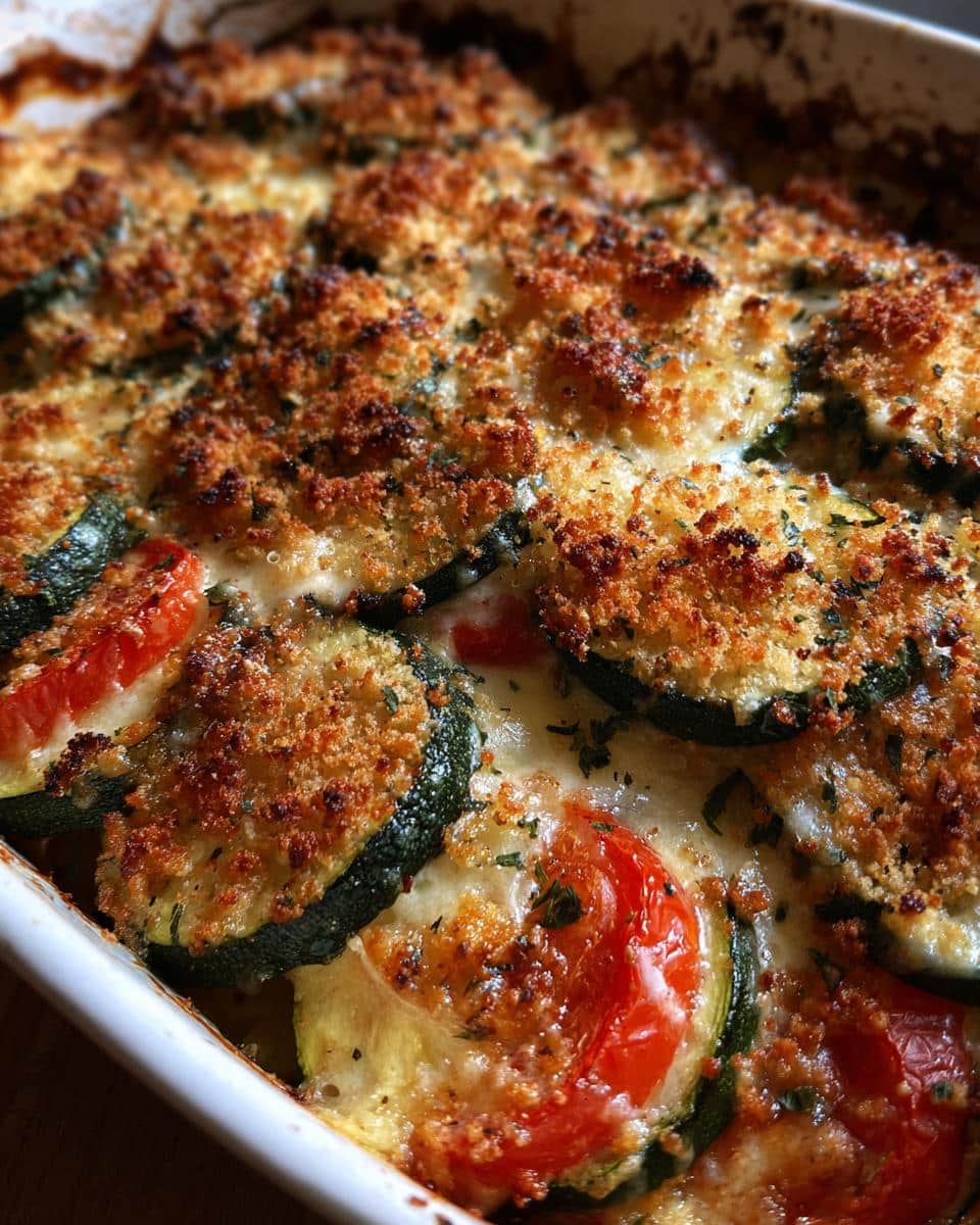 Zucchini & Tomato Gratin - detail 2