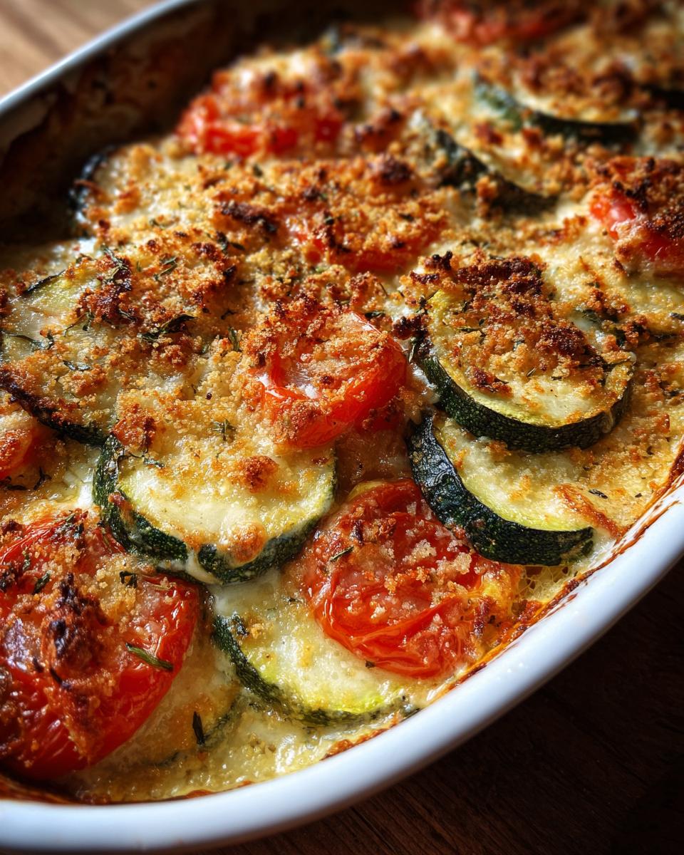 Zucchini & Tomato Gratin - detail 3