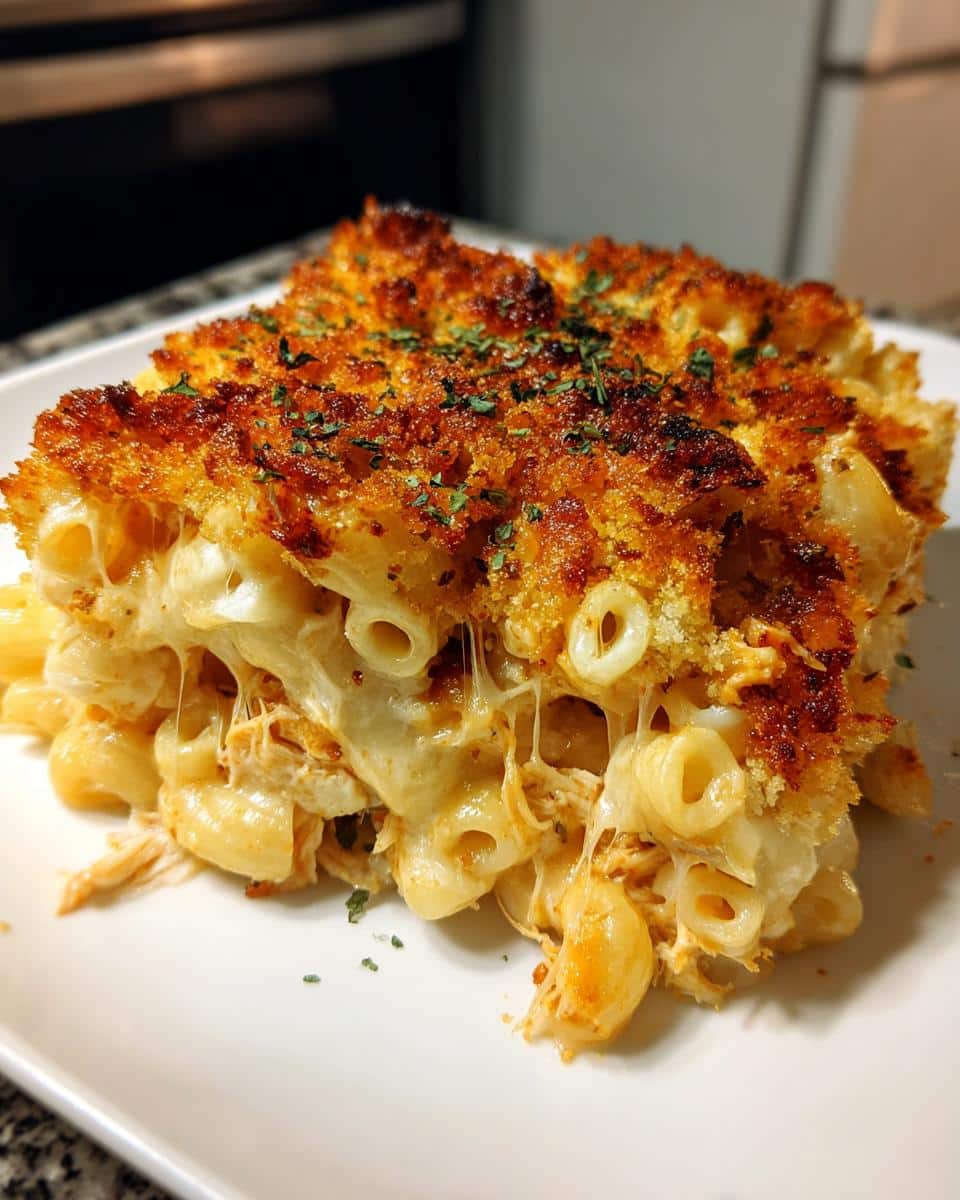 BBQ Chicken Mac and Cheese Casserole - detail 1