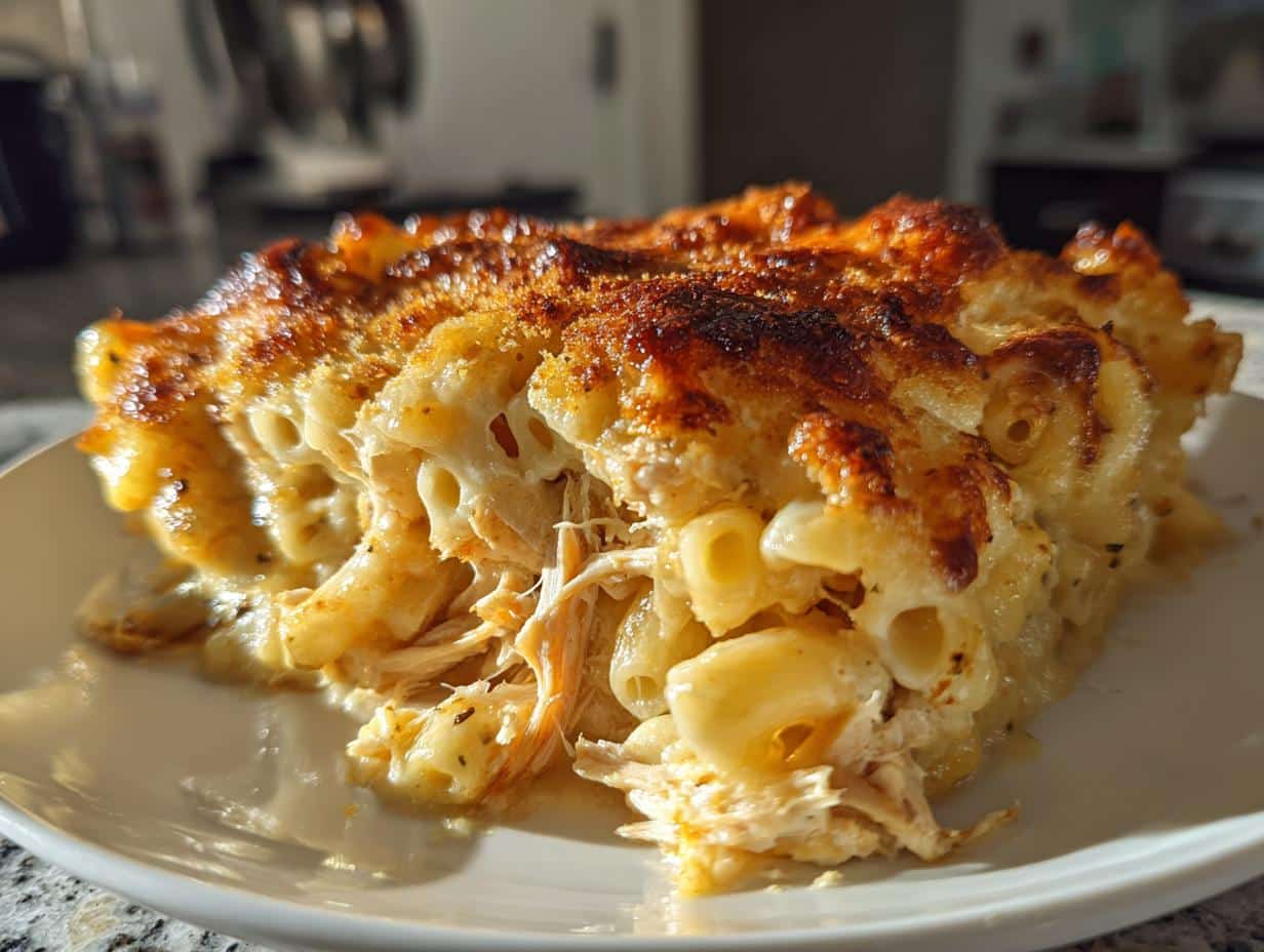 BBQ Chicken Mac and Cheese Casserole Wows With 5-Star Taste!