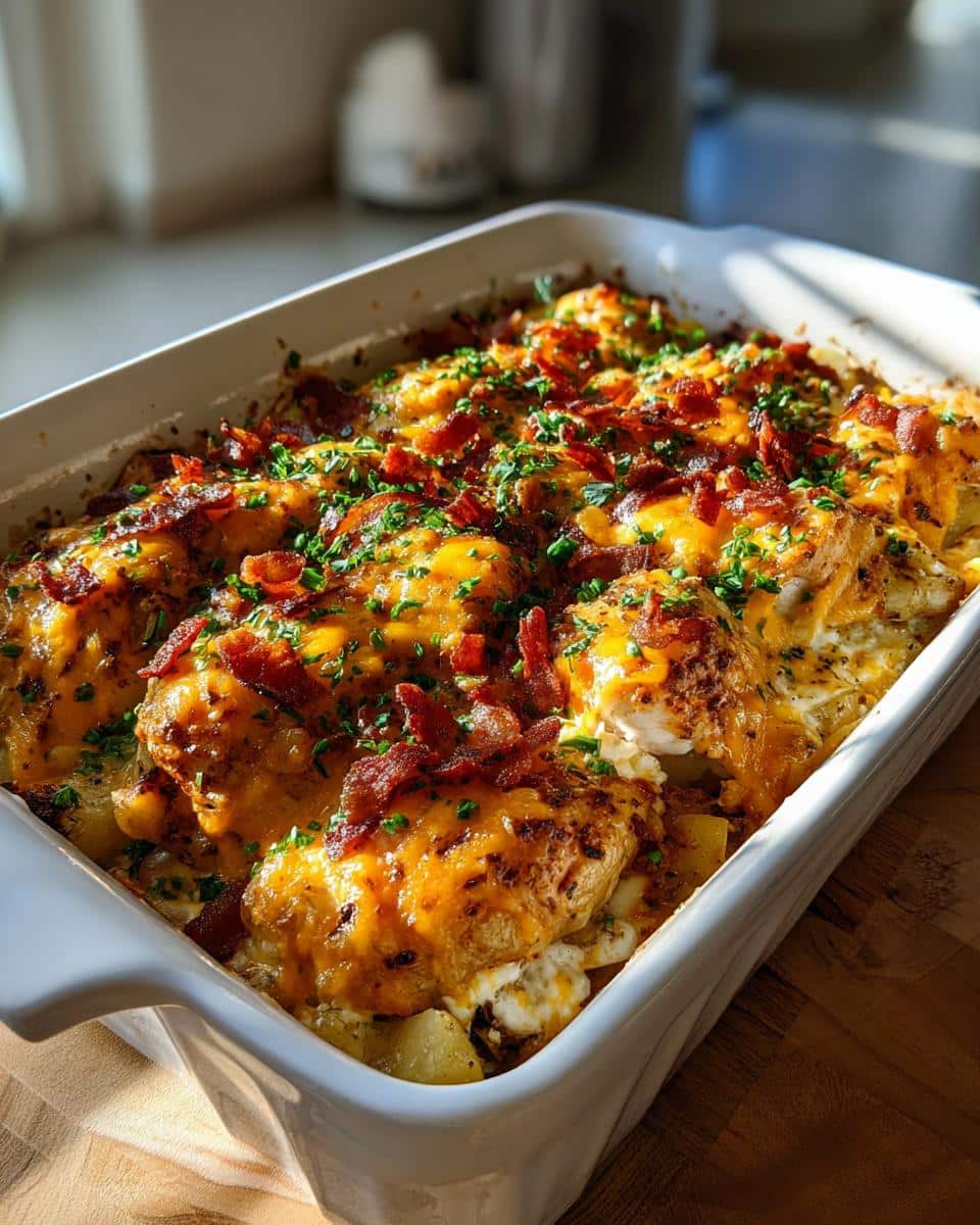 Bacon Ranch Chicken Potato Bake - detail 1
