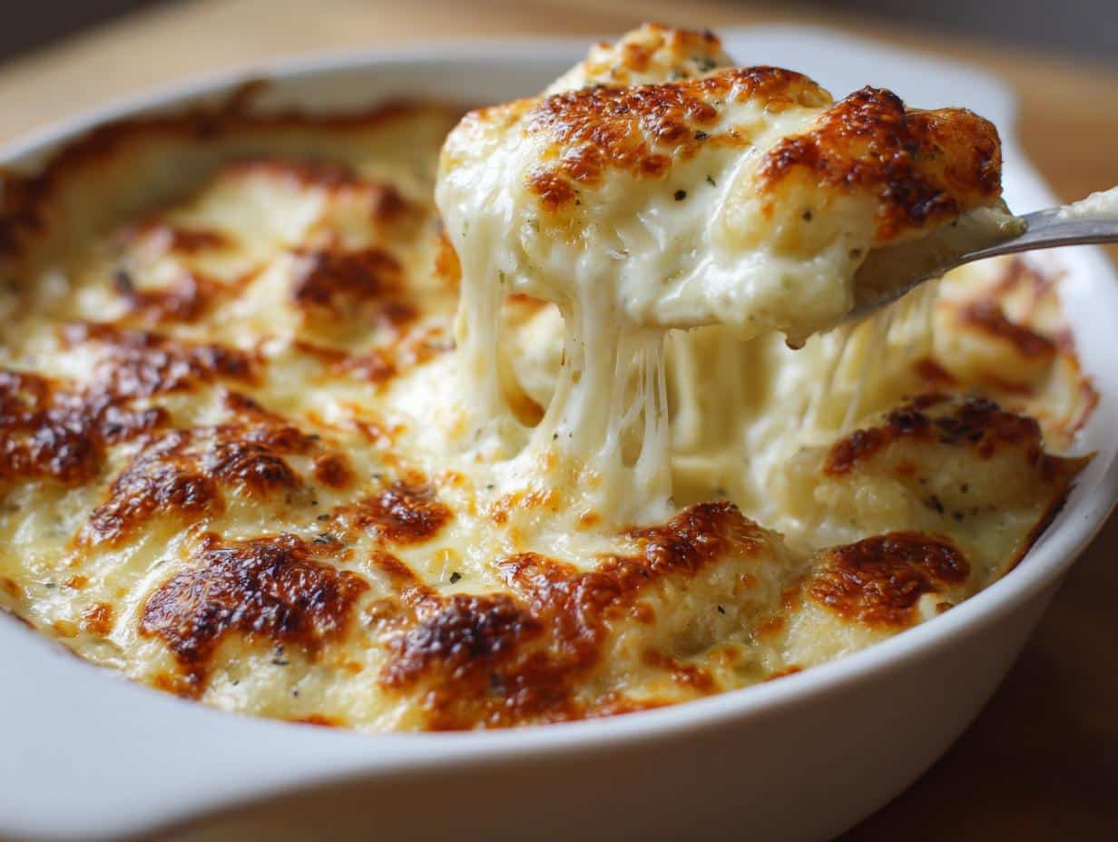 35-Minute Baked Gnocchi Alfredo – Cheesy Comfort Bliss