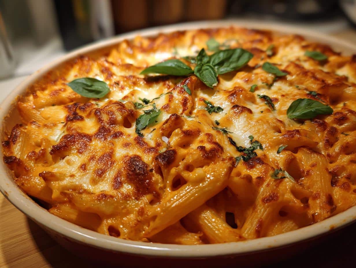 Irresistible Baked Penne alla Vodka Recipe in 3 Simple Steps