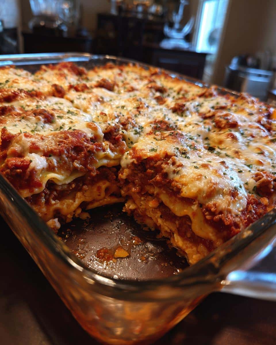 Baked Ravioli Lasagna - detail 2