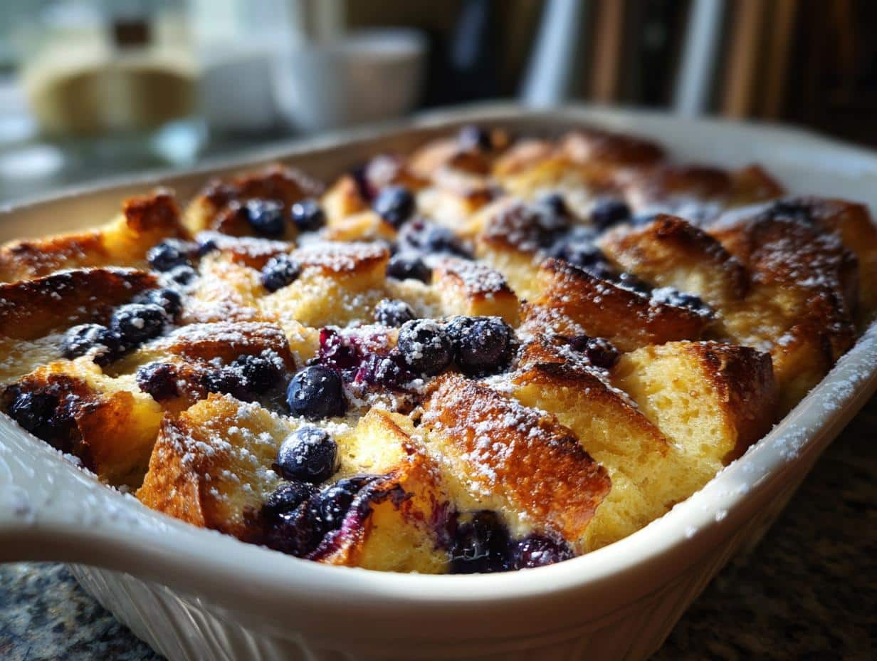 Heavenly Blueberry French Toast Bake in 5 Easy Steps