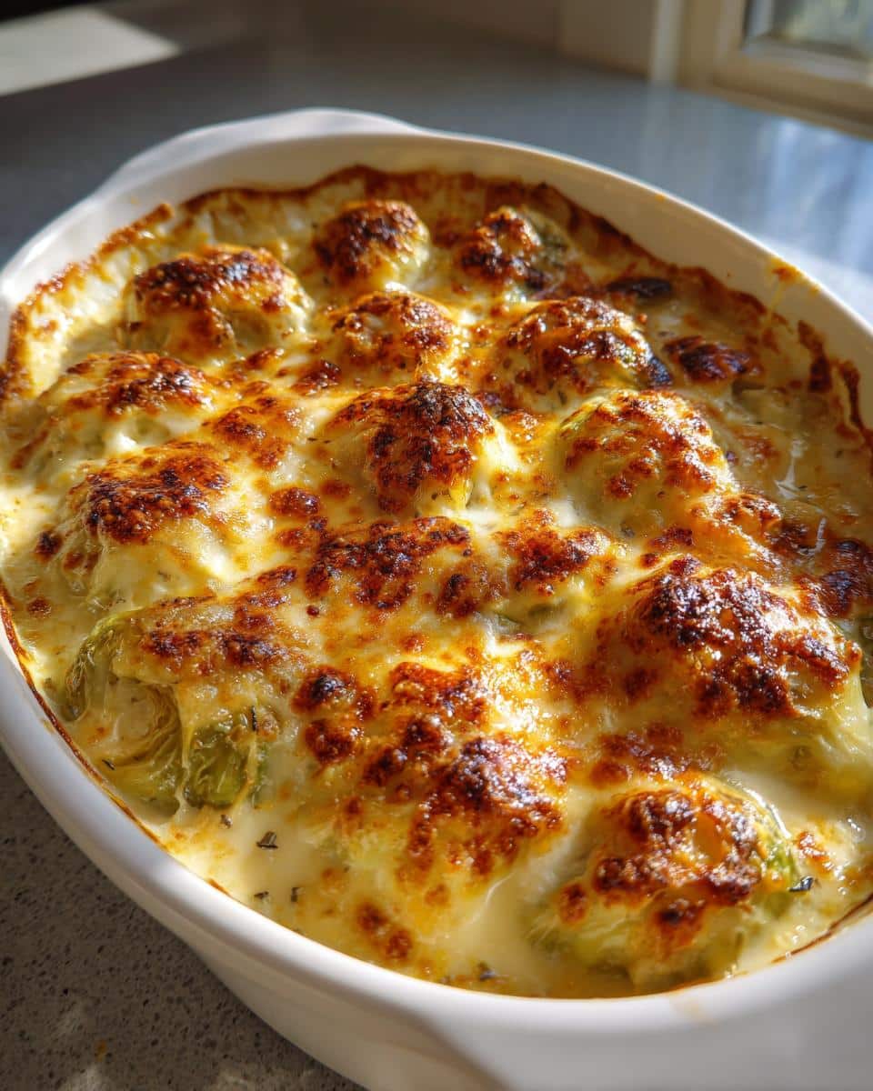 Brussels Sprouts Gratin - detail 2