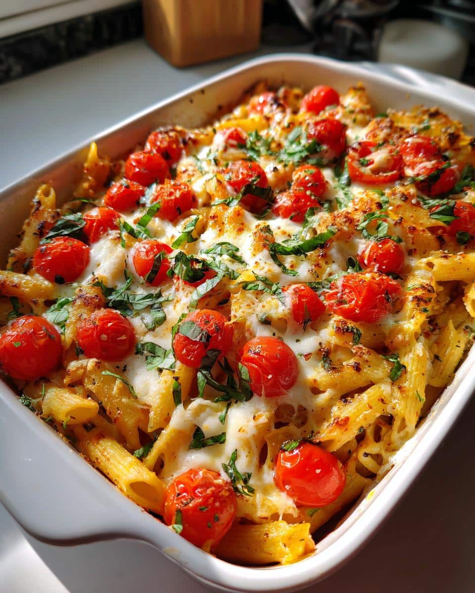 Caprese Pasta Bake - detail 1