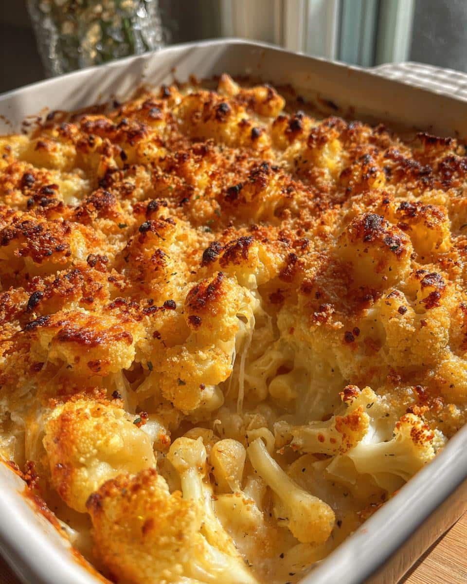 Cauliflower Mac and Cheese Bake - detail 2
