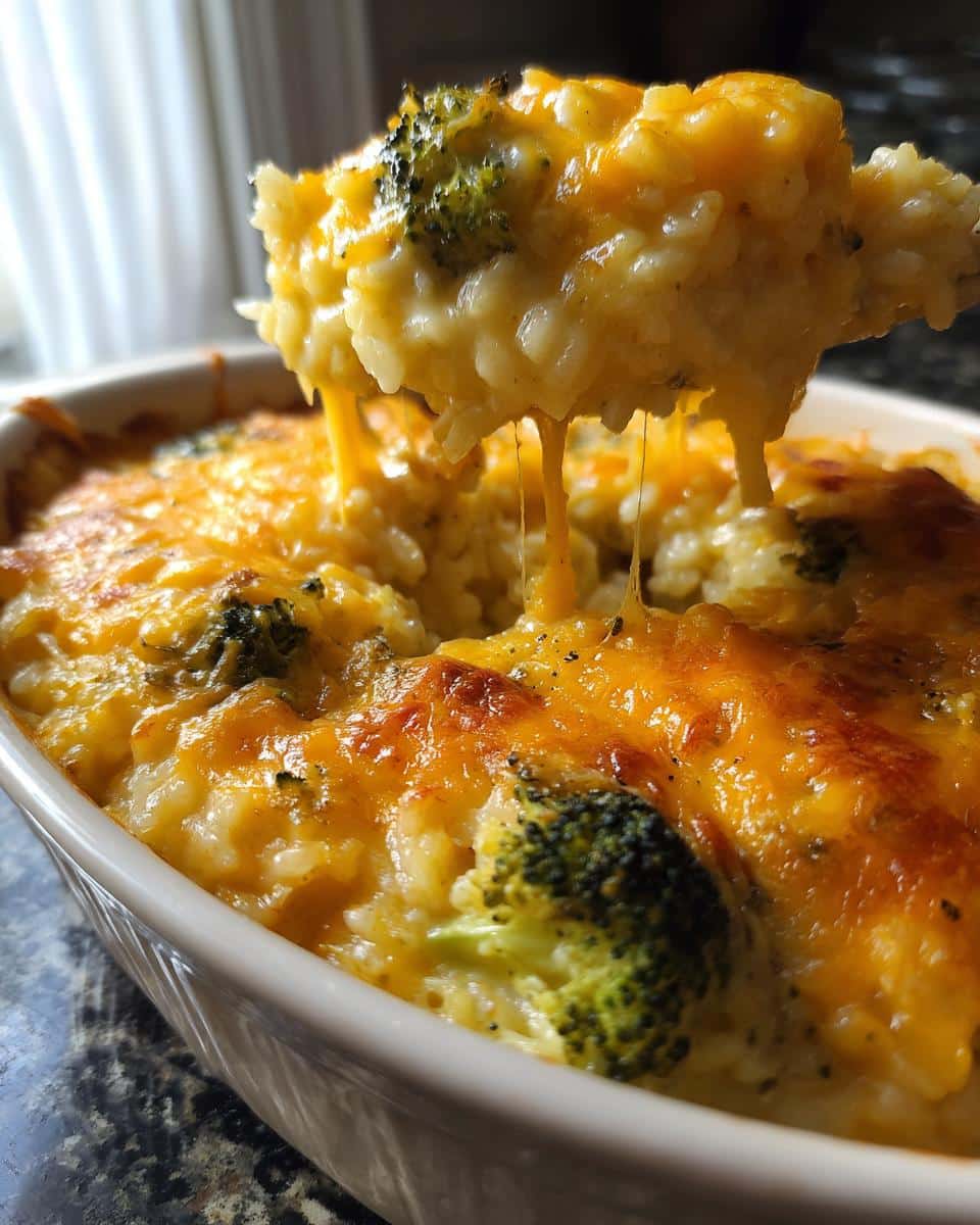 Cheesy Broccoli Rice Bake - detail 1