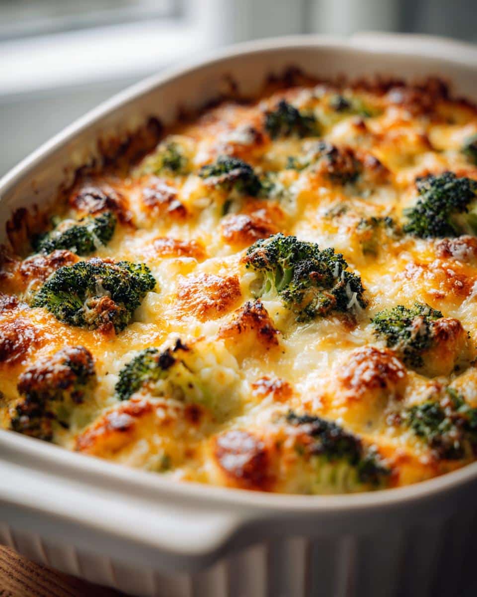Cheesy Broccoli Rice Bake - detail 2