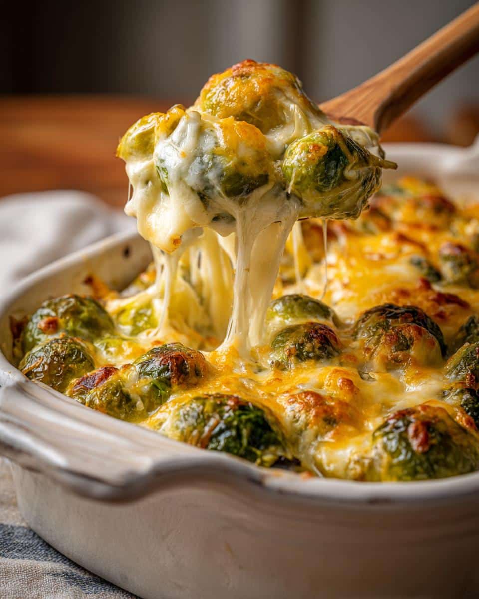 Cheesy Brussels Sprouts Casserole - detail 1