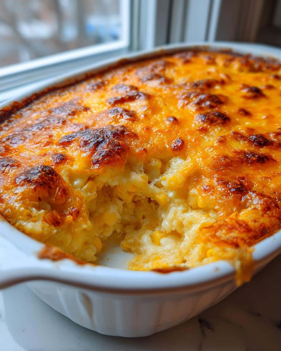 Cheesy Corn Casserole - detail 1