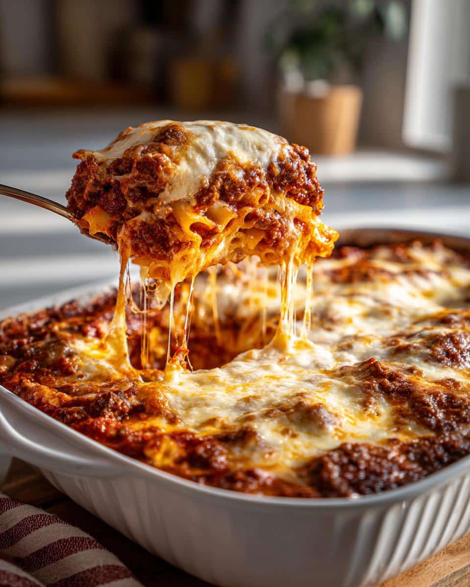 Classic Baked Mostaccioli - detail 2