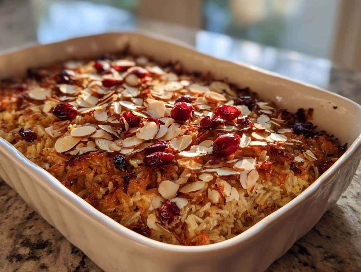 Hearty Cranberry Turkey Rice Bake in Just 4 Easy Steps