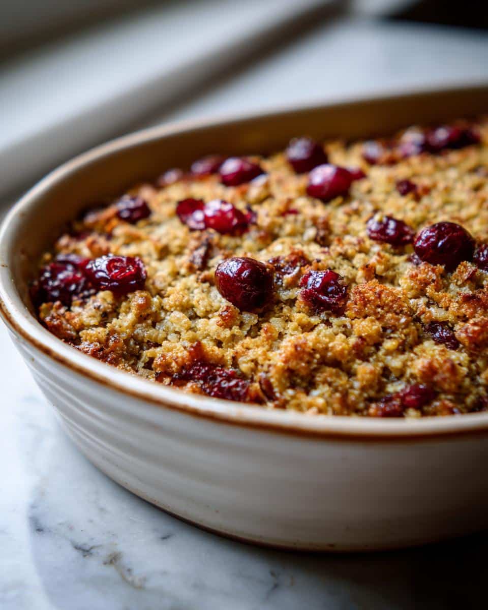 Cranberry Wild Rice Casserole - detail 2