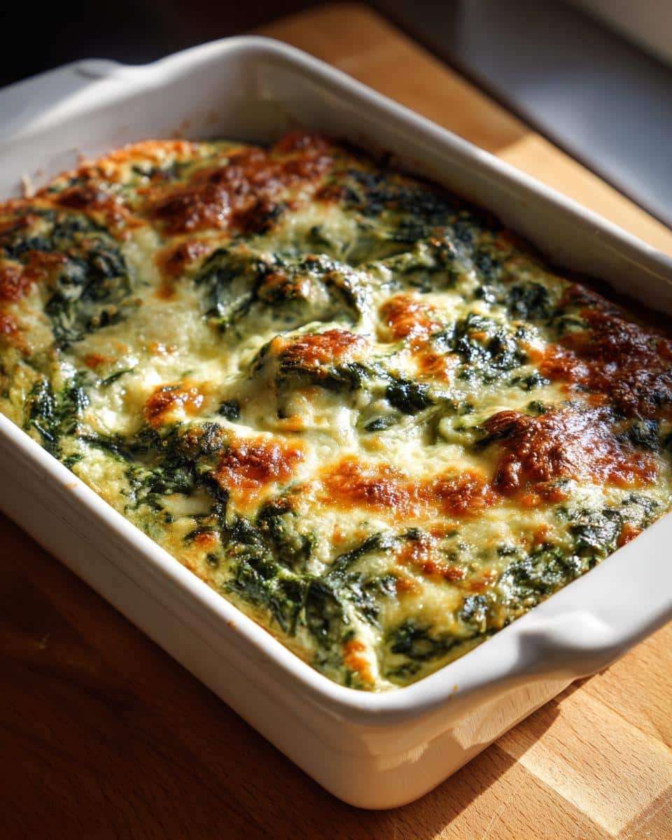 Creamed Spinach Casserole - detail 1