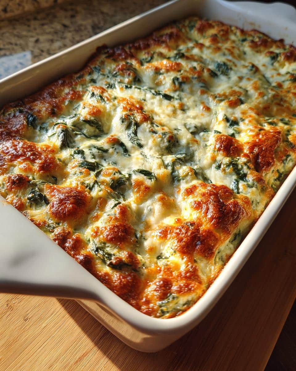 Creamed Spinach Casserole - detail 2