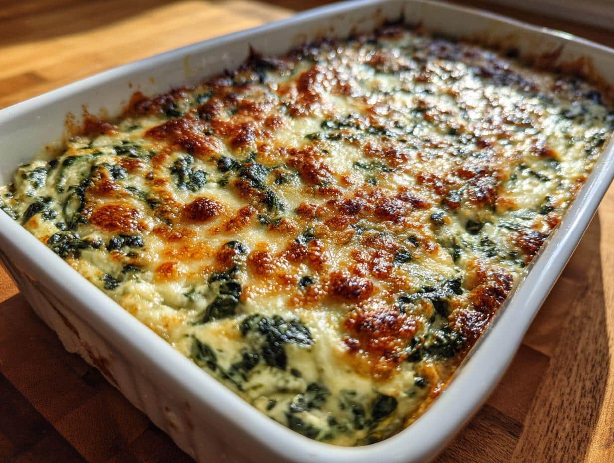 Creamed Spinach Casserole: 5-Star Creamy Comfort in Every Bite