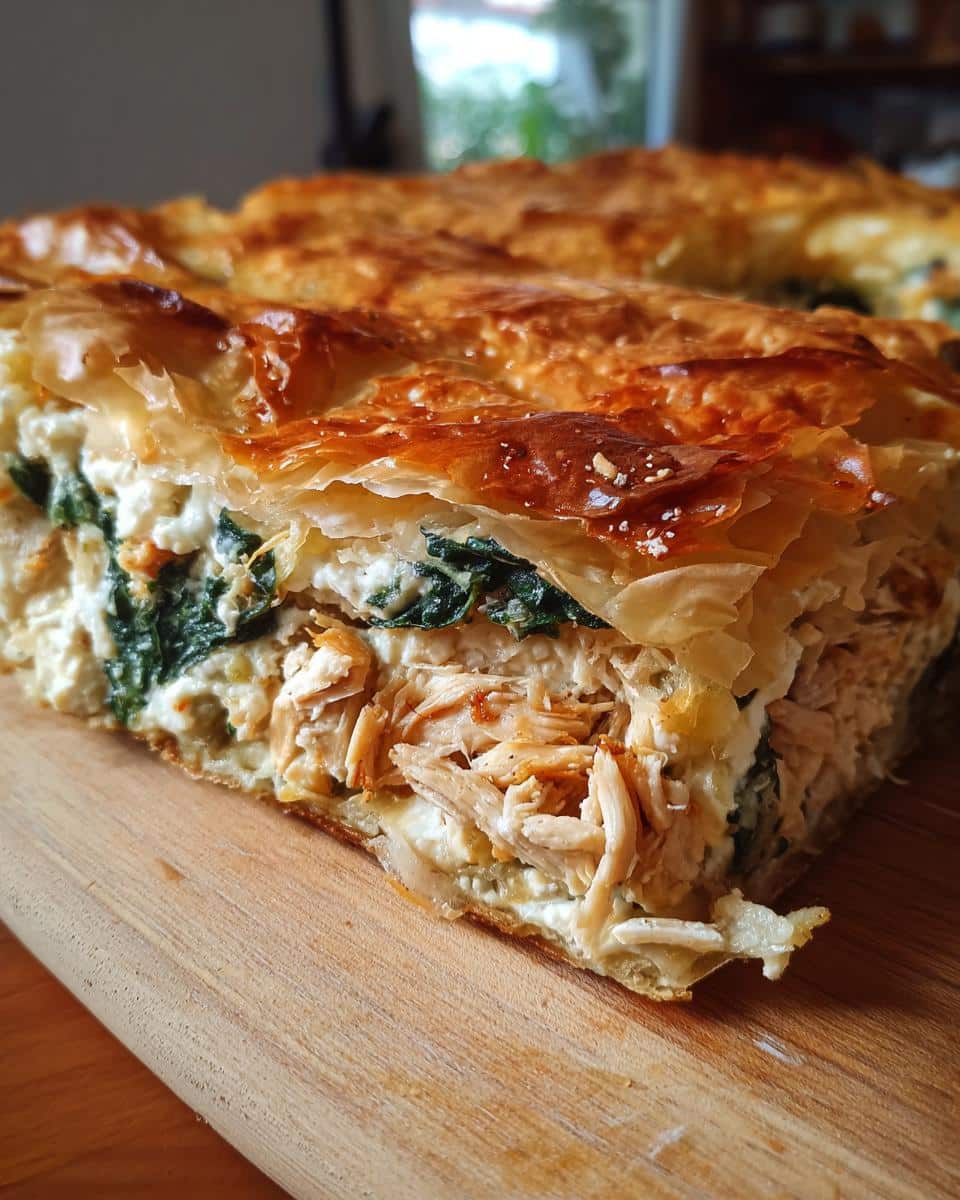 Creamy Chicken Spanakopita Bake - detail 1