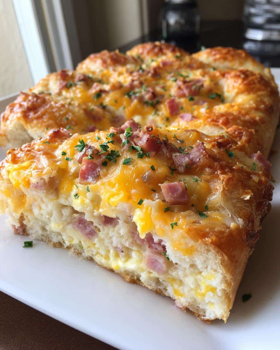 Crescent Roll Breakfast Casserole - detail 1