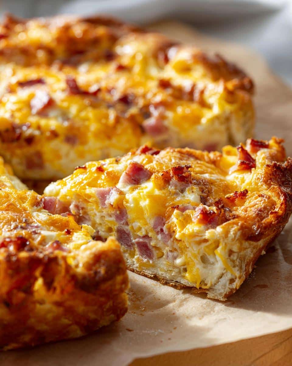 Crescent Roll Breakfast Casserole - detail 2