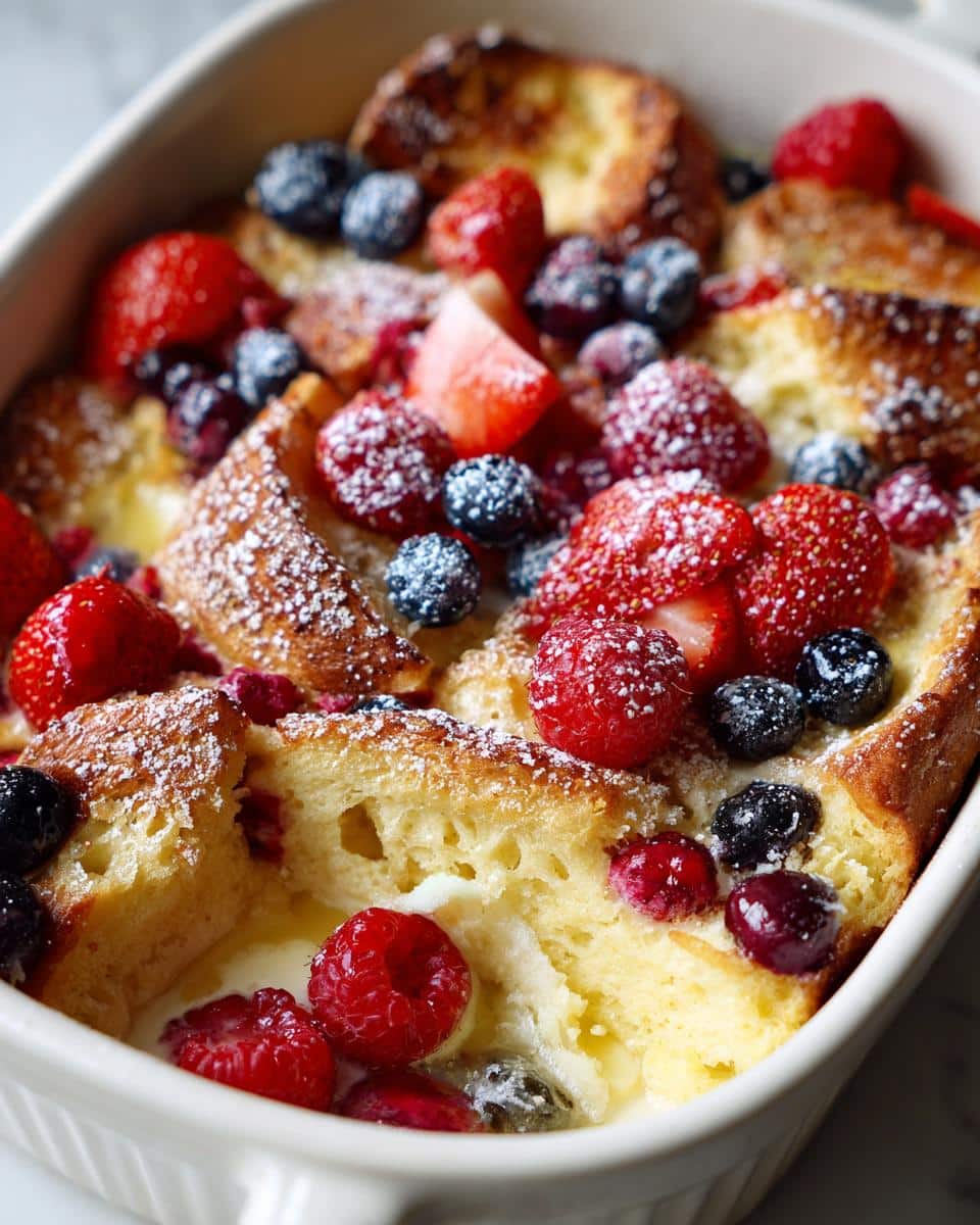 French Toast Bake with Berries - detail 2