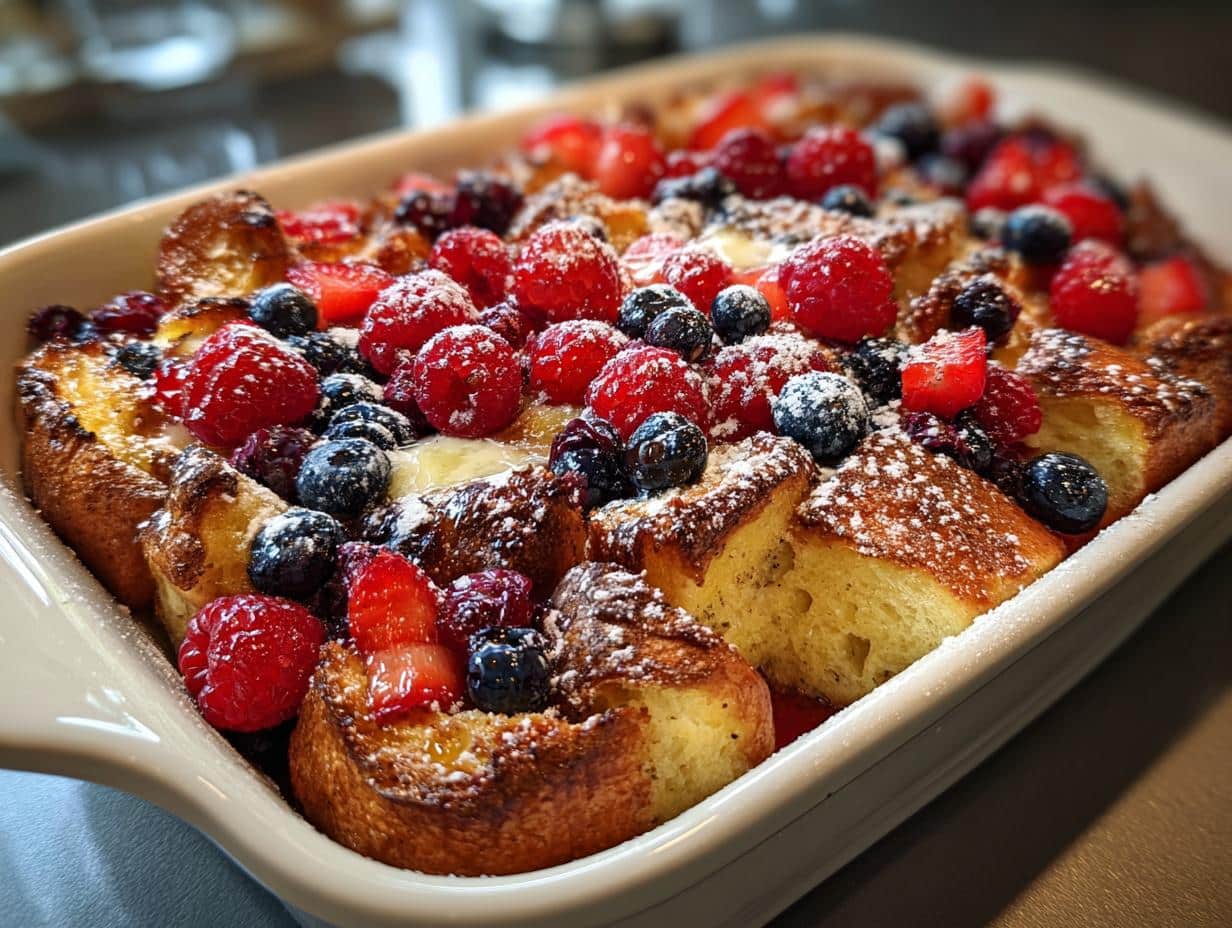 Irresistible French Toast Bake with Berries in 45 Minutes