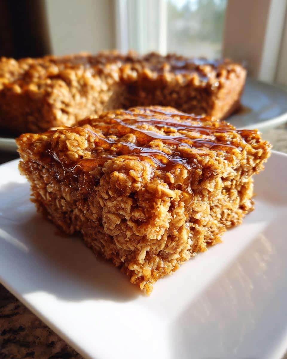 Gingerbread Baked Oatmeal - detail 1