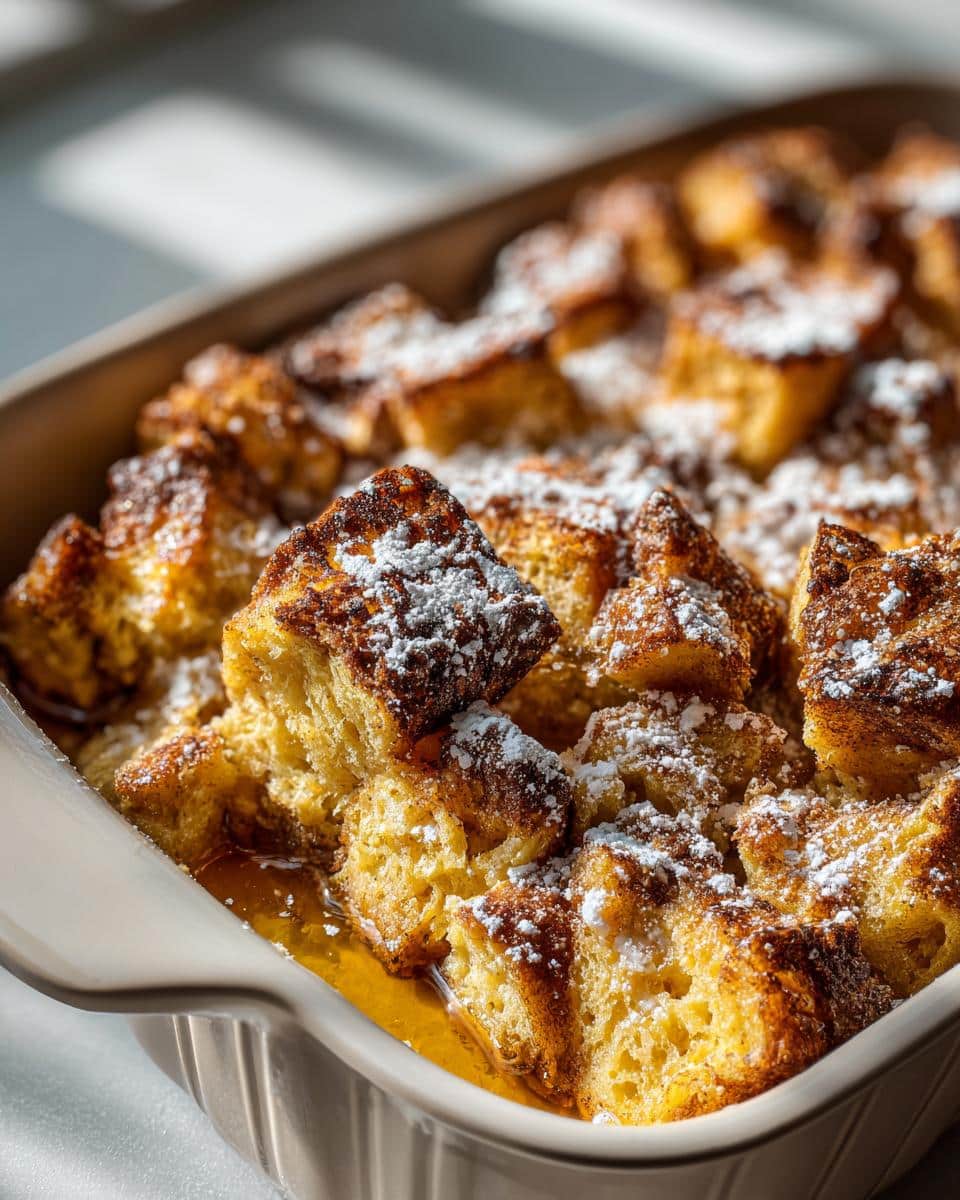 Gingerbread French Toast Bake - detail 2