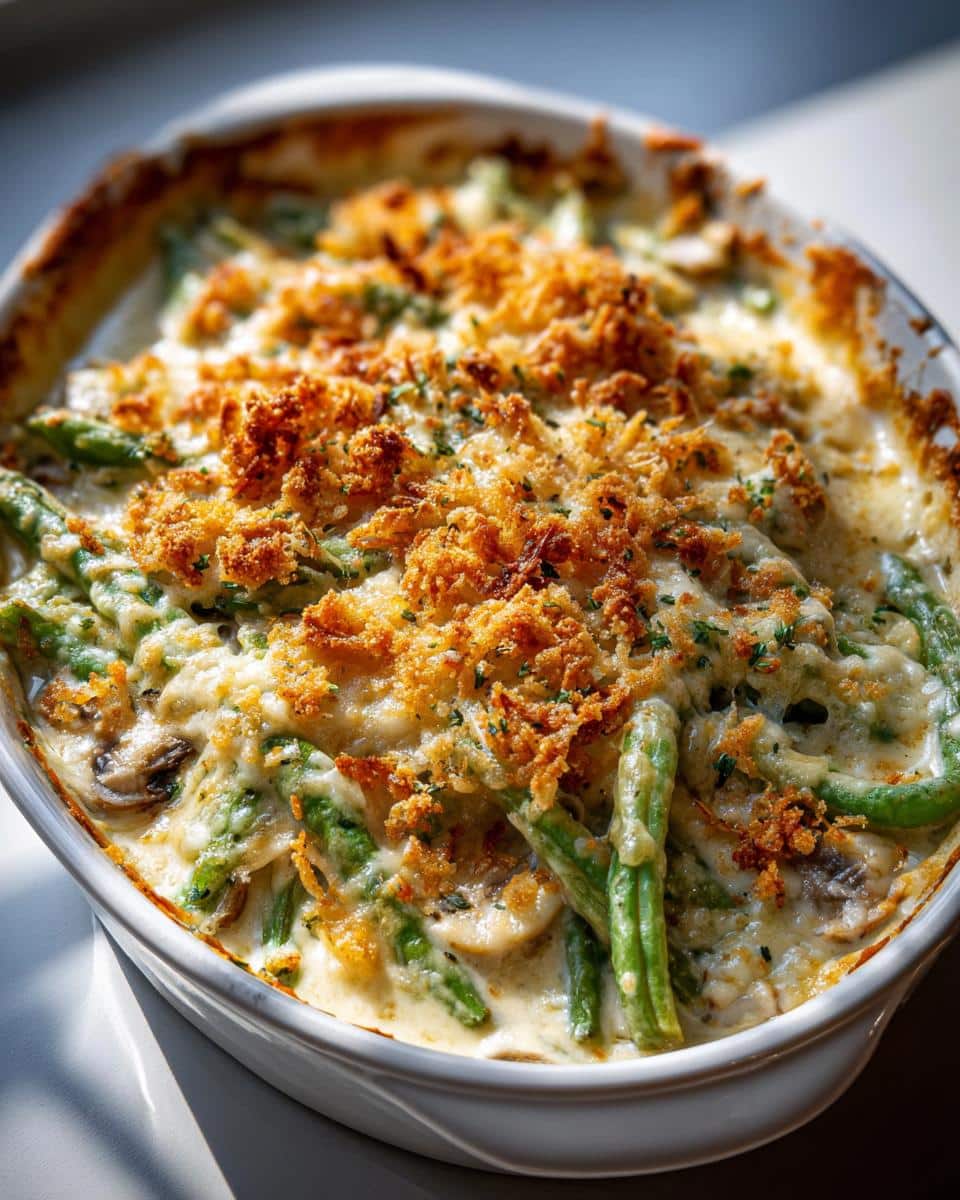 Green Bean Mushroom Gratin - detail 3
