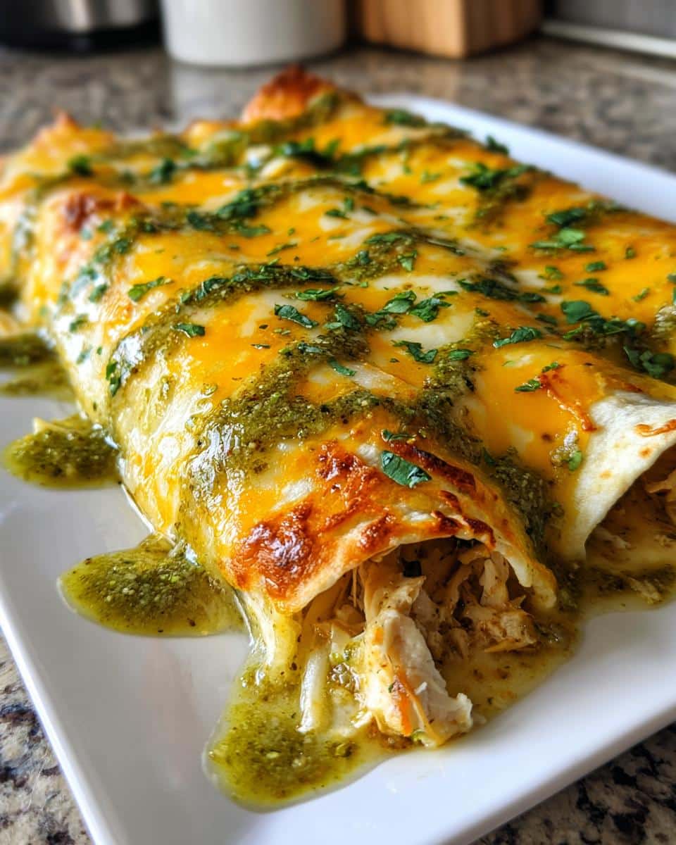Green Chile Chicken Enchilada Bake - detail 2