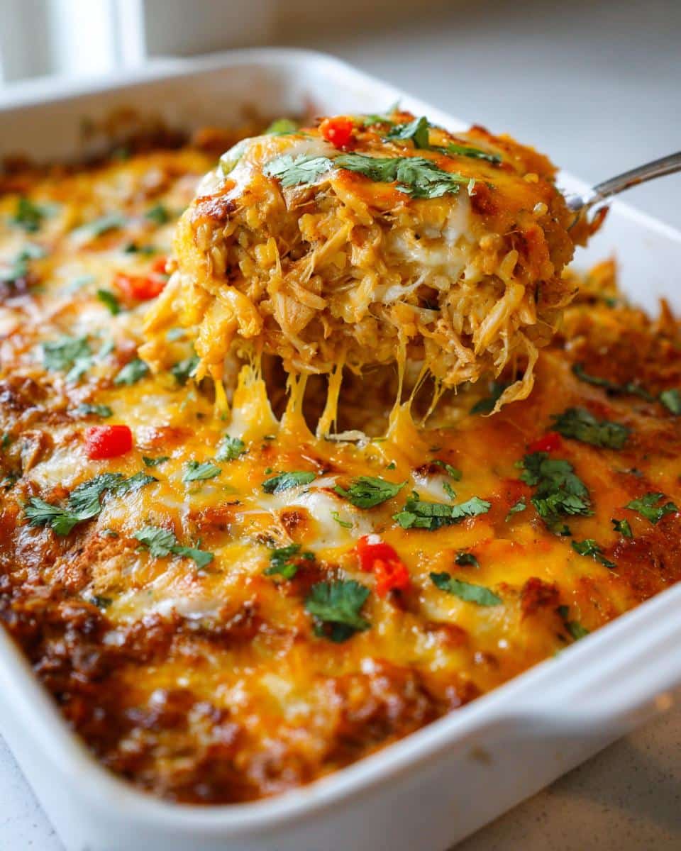 Green Chile Enchilada Rice Bake - detail 1