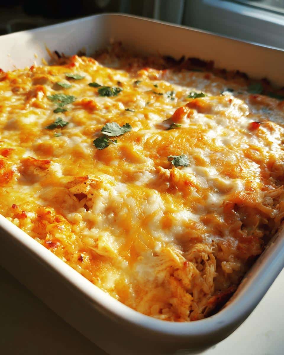 Green Chile Enchilada Rice Bake - detail 2