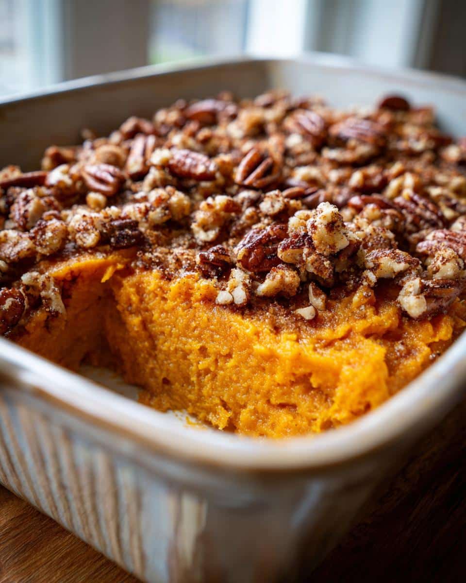 3-Ingredient Healthy Sweet Potato Casserole That’s Ridiculously Good