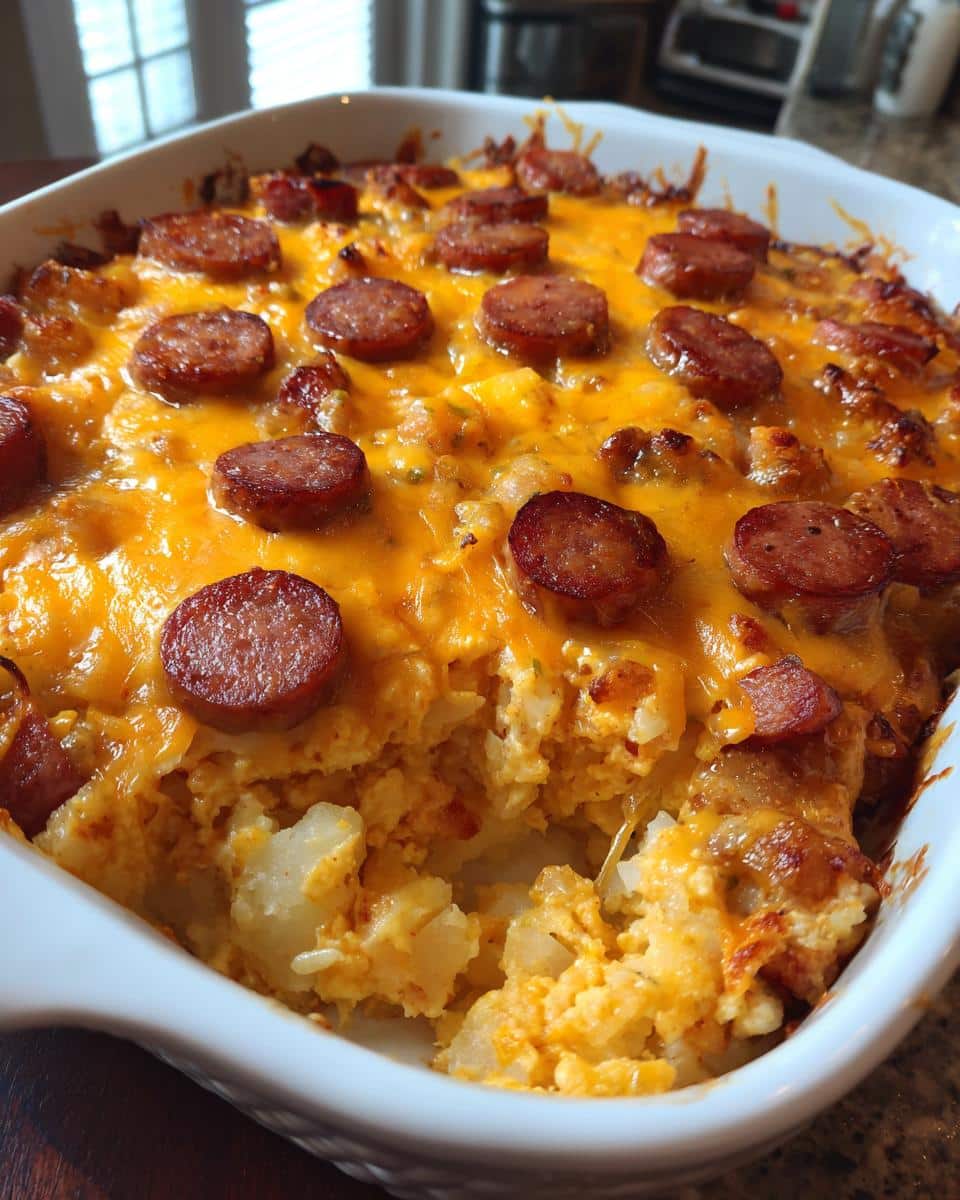 Kielbasa Potato Cheddar Casserole - detail 1